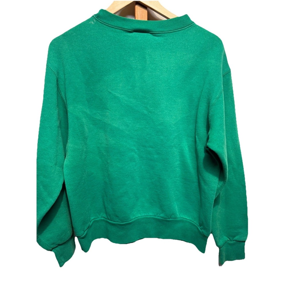 VTG 90s Notre Dame Fighting Irish Jansport M/L Crewneck Sweatshirt USA College - Picture 2 of 13
